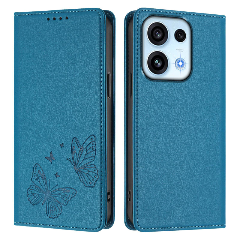 Flip Cover Oppo Reno 16 F 5G / 16 FS 5G Deux Papillons