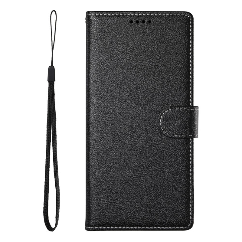 Housse Google Pixel 11 Pro XL Simili Cuir Litchi Couture