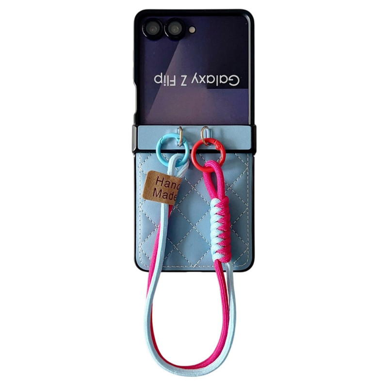 Coque Samsung Galaxy Z Flip 8 Matelassée avec Sangle