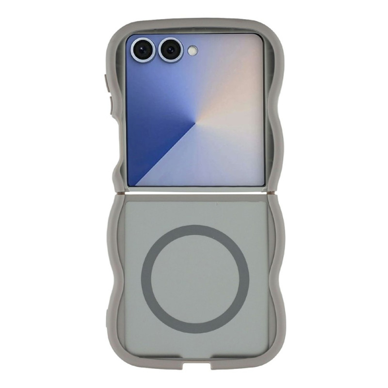 Coque Samsung Galaxy Z Flip 8 Magnétique Design Ondulé