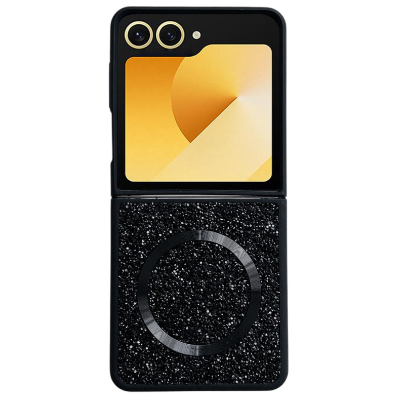 Coque Samsung Galaxy Z Flip 8 Magnétique Design Paillettes