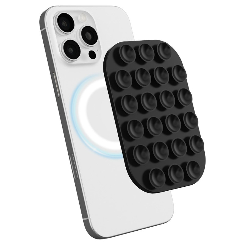 Support Magnétique Amovible à Ventouses pour Smartphone