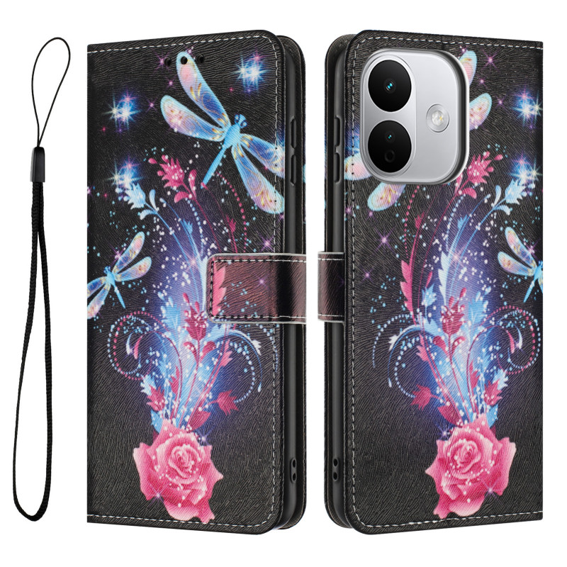 Housse Xiaomi Redmi Note 17 Pro 5G Libellules Lumineuses