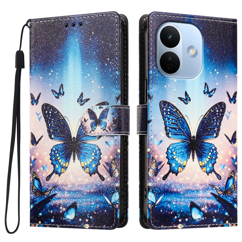 Housse Xiaomi Redmi Note 17 Pro 5G Papillons Lumineux