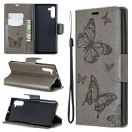 Housse Samsung Galaxy Note 10 Papillons et Rabat Oblique Housse Samsung Galaxy Note 10 Papillons et Rabat Oblique