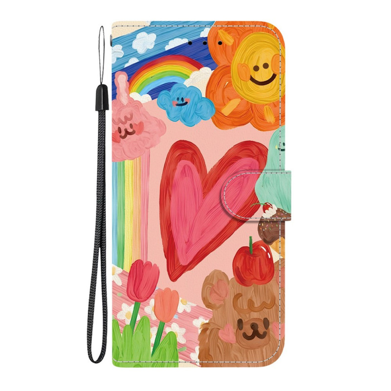 Housse Xiaomi Redmi Note 17 Pro 5G Cœur Arc-en-Ciel
