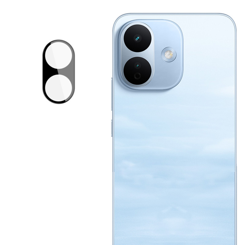 Lentille de Protection en Verre Trempé pour Xiaomi Redmi Note 17 Pro 5G (contour noir)