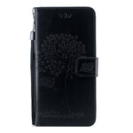 Housse Huawei P Smart Plus 2019 Arbre et Hiboux à Lanière Housse Huawei P Smart Plus 2019 Arbre et Hiboux à Lanière