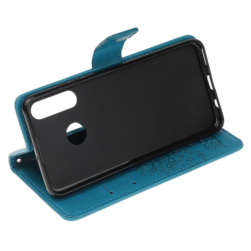 Housse Huawei P Smart Plus 2019 Arbre et Hiboux à Lanière Housse Huawei P Smart Plus 2019 Arbre et Hiboux à Lanière