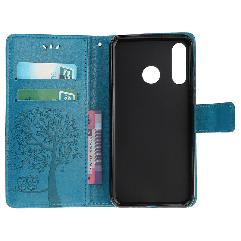 Housse Huawei P Smart Plus 2019 Arbre et Hiboux à Lanière Housse Huawei P Smart Plus 2019 Arbre et Hiboux à Lanière