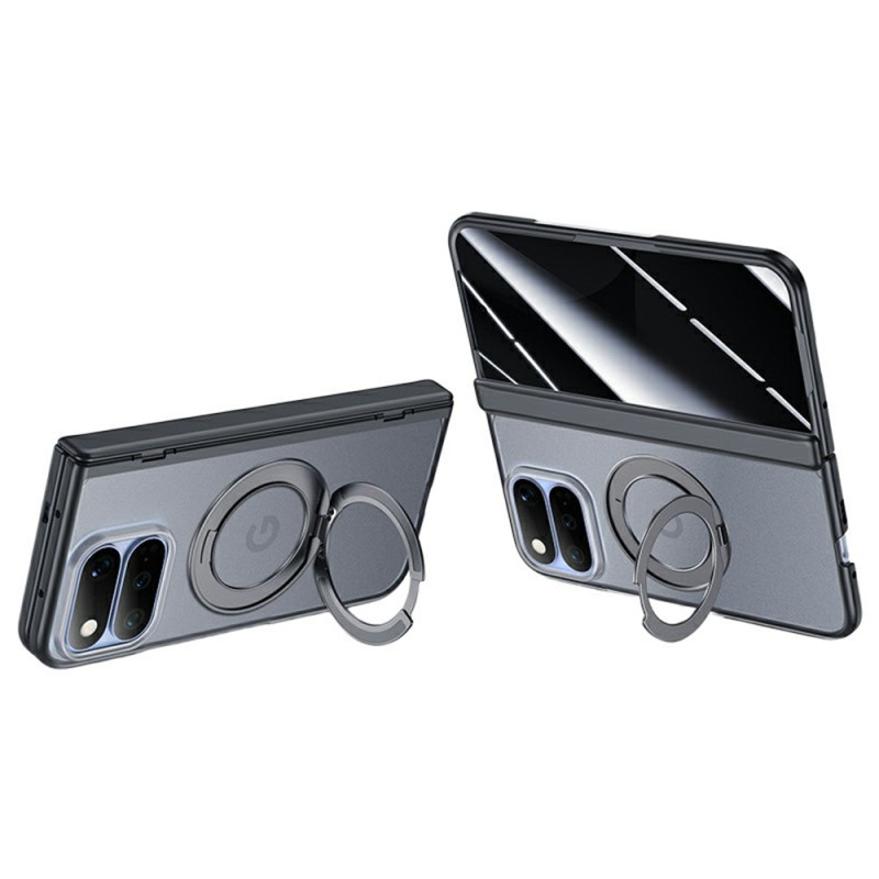 Coque Google Pixel 11 Pro Fold Protection Charnière avec Support Magnétique Rotatif et Verre Anti-Espion