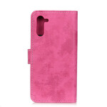 Housse Samsung Galaxy Note 10 Effet Cuir Vintage Housse Samsung Galaxy Note 10 Effet Cuir Vintage