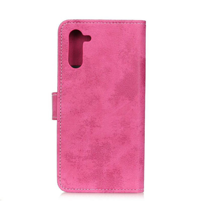Housse Samsung Galaxy Note 10 Effet Cuir Vintage Housse Samsung Galaxy Note 10 Effet Cuir Vintage