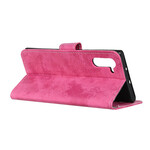 Housse Samsung Galaxy Note 10 Effet Cuir Vintage Housse Samsung Galaxy Note 10 Effet Cuir Vintage
