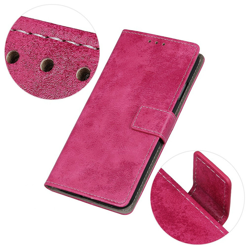 Housse Samsung Galaxy Note 10 Effet Cuir Vintage Housse Samsung Galaxy Note 10 Effet Cuir Vintage