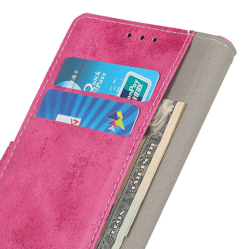 Housse Samsung Galaxy Note 10 Effet Cuir Vintage Housse Samsung Galaxy Note 10 Effet Cuir Vintage