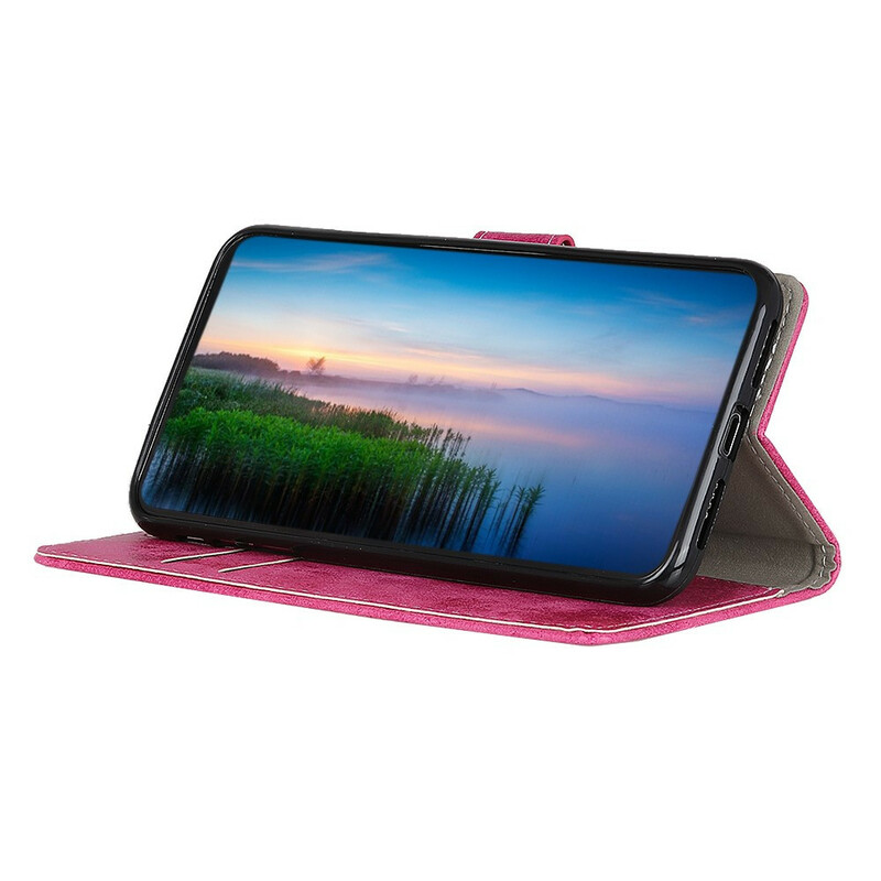 Housse Samsung Galaxy Note 10 Effet Cuir Vintage Housse Samsung Galaxy Note 10 Effet Cuir Vintage