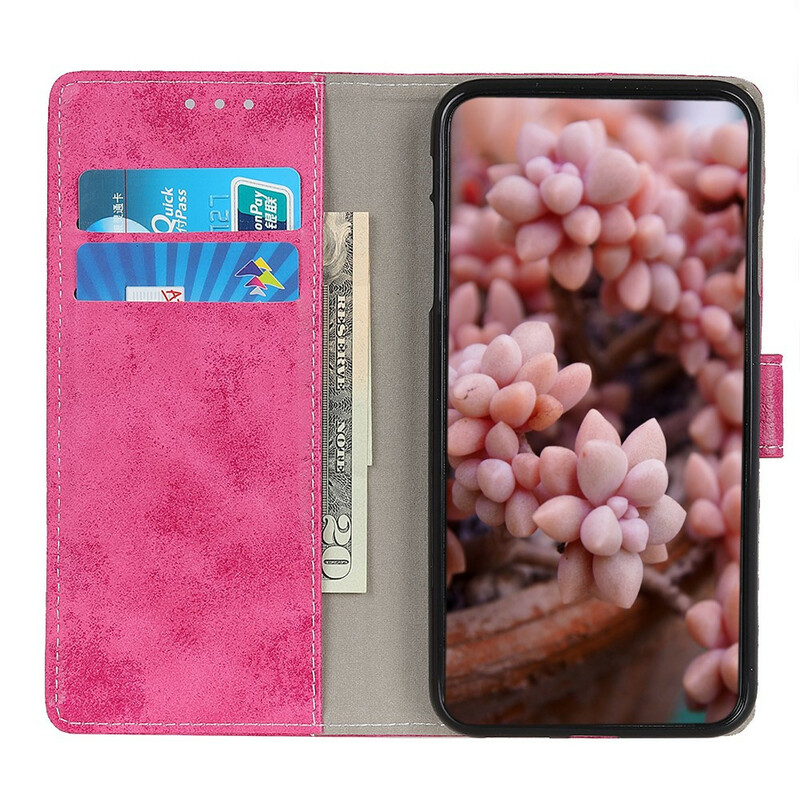 Housse Samsung Galaxy Note 10 Effet Cuir Vintage Housse Samsung Galaxy Note 10 Effet Cuir Vintage