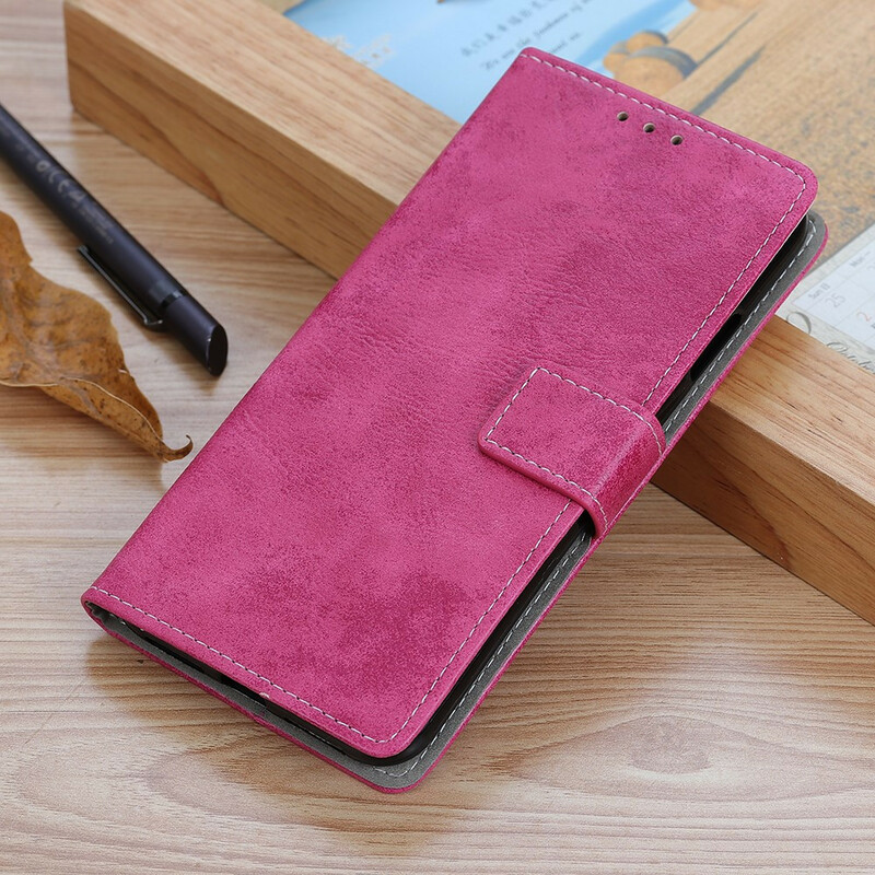Housse Samsung Galaxy Note 10 Effet Cuir Vintage Housse Samsung Galaxy Note 10 Effet Cuir Vintage