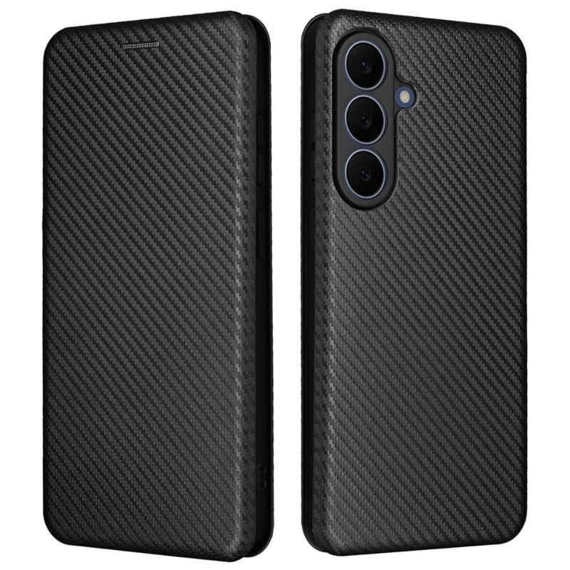 Flip Cover Samsung Galaxy S26 FE Fibre Carbone