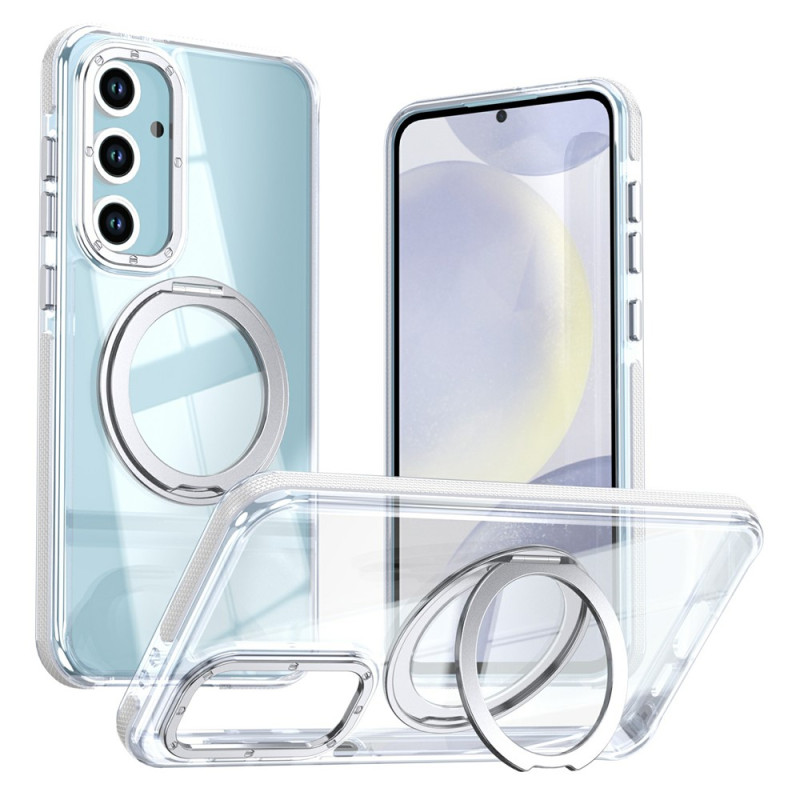 Coque Samsung Galaxy S26 FE Transparente avec Anneau Magnétique