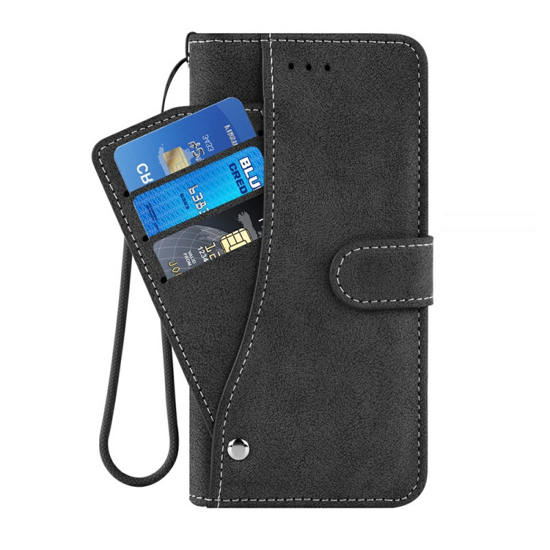 Housse Samsung Galaxy S26 FE Design Vintage Porte-Cartes Amovible