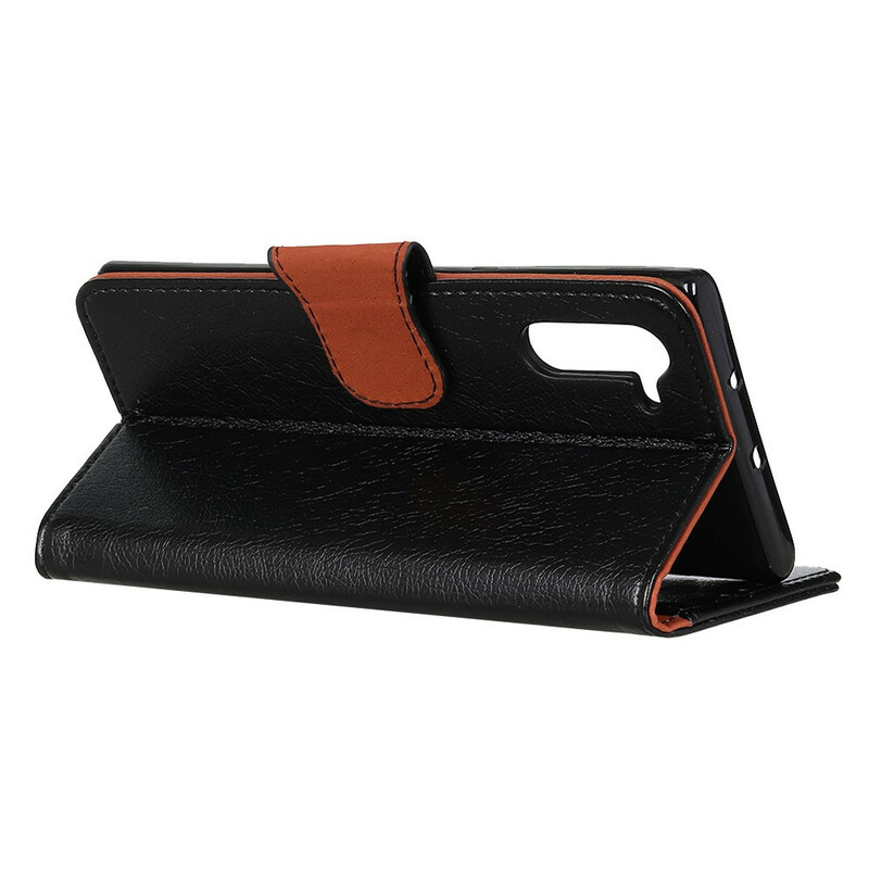 Housse Samsung Galaxy Note 10 Effet Cuir Brillant Housse Samsung Galaxy Note 10 Effet Cuir Brillant
