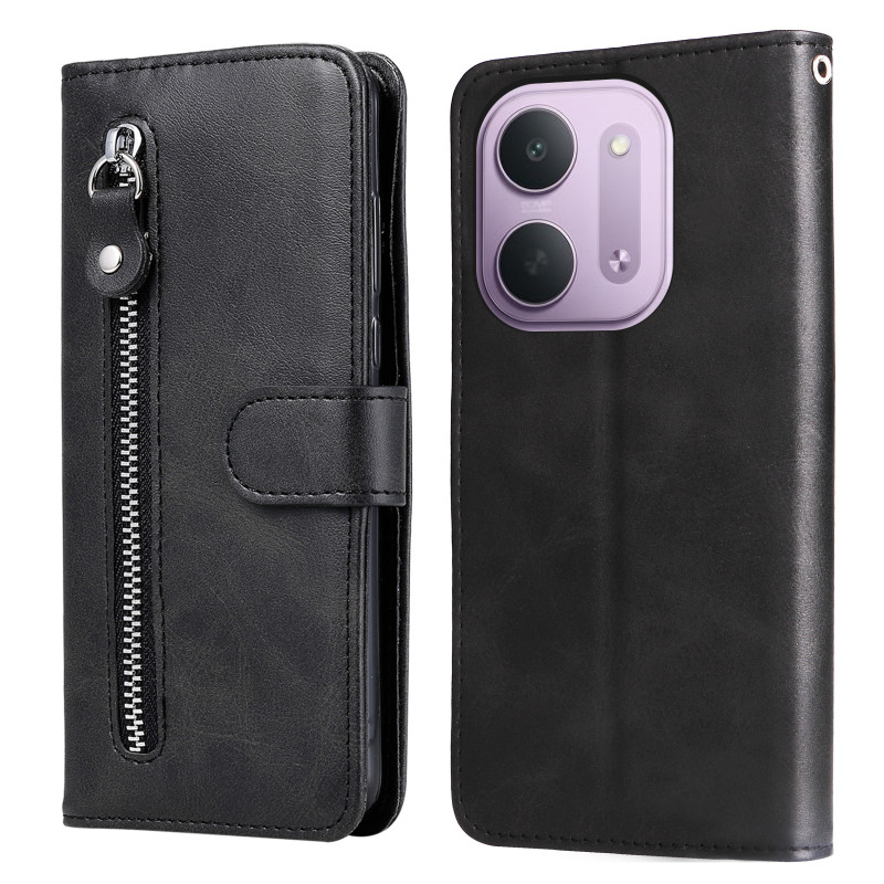Housse Xiaomi Redmi 17C 5G Portefeuille Zippé