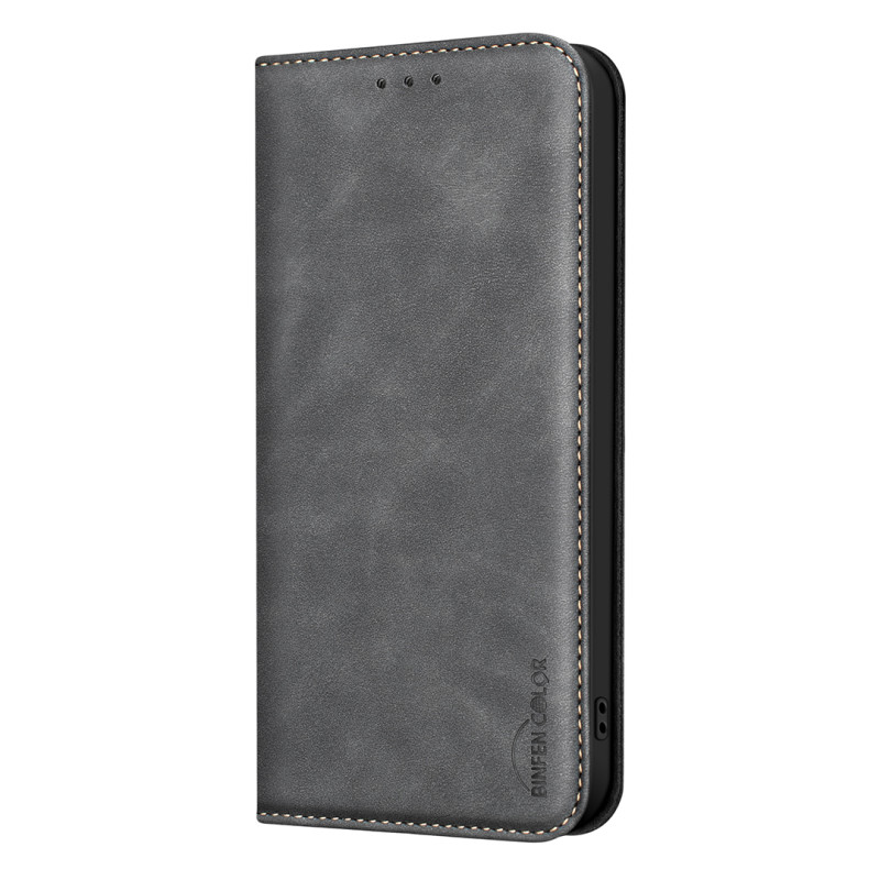 Flip Cover Xiaomi Redmi 17C 5G Effet Vintage BINFEN COLOR