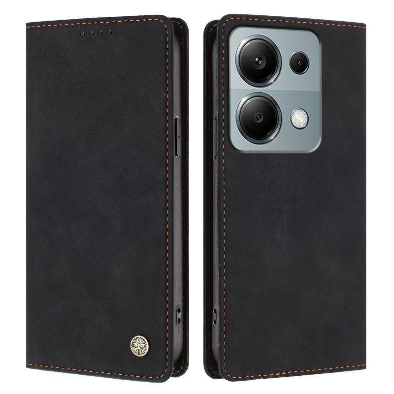 Flip Cover Xiaomi Redmi 17 5G / 4G Effet Daim Couture