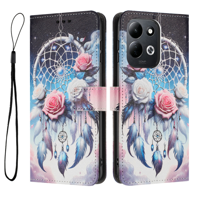 Housse Xiaomi Redmi 17 5G / 4G Attrape-Rêves et Roses