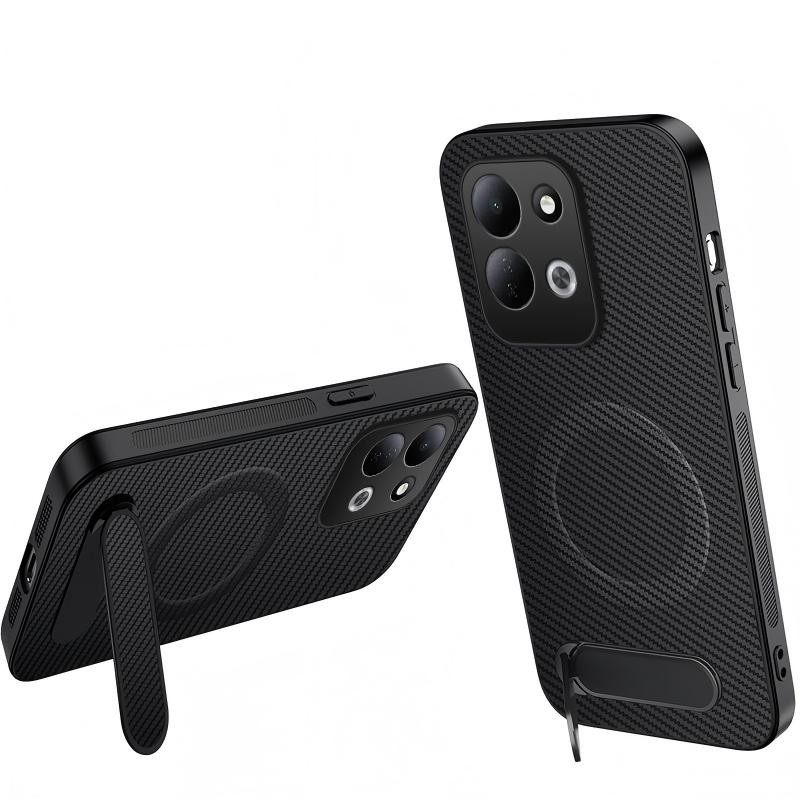 Coque Xiaomi Redmi 17 5G / 4G Fibre Carbone avec Support