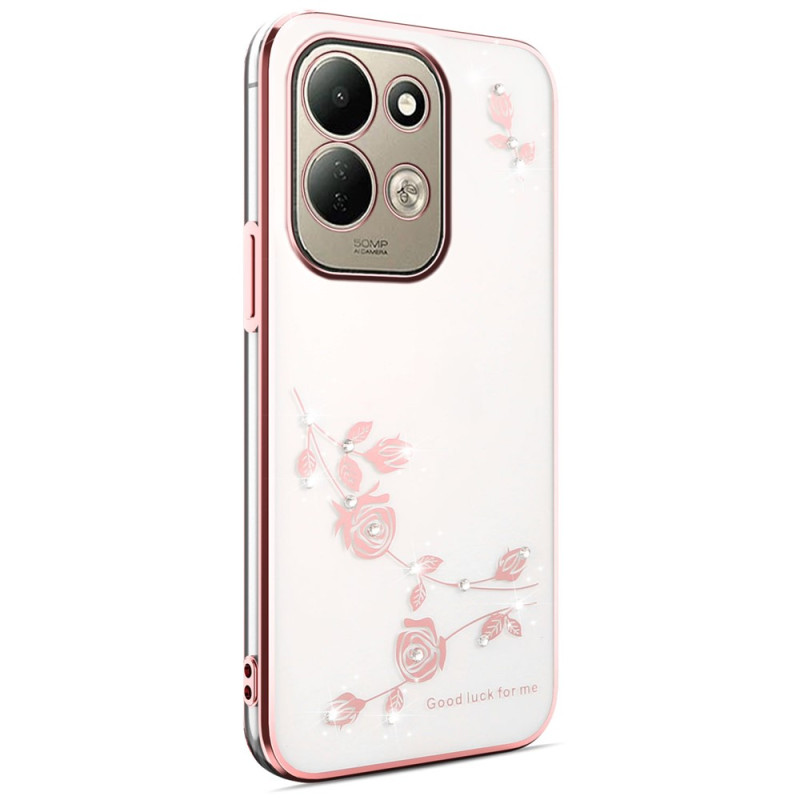 Coque Xiaomi Redmi 17 5G / 4G Fleurs et Strass