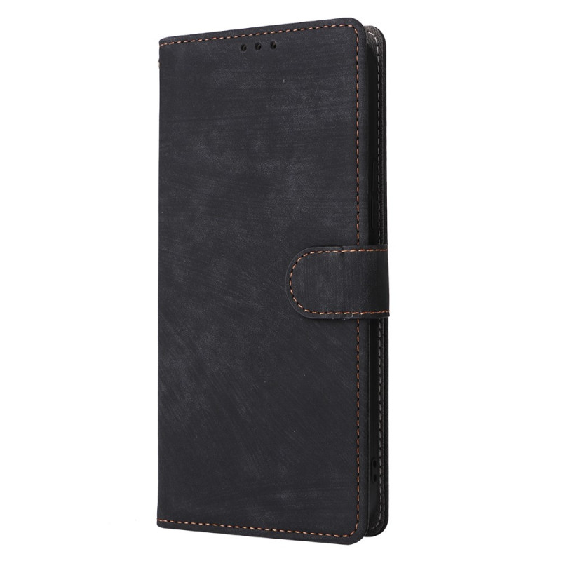 Housse Poco F9 Ultra Effet Daim à Lanière (protection RFID)