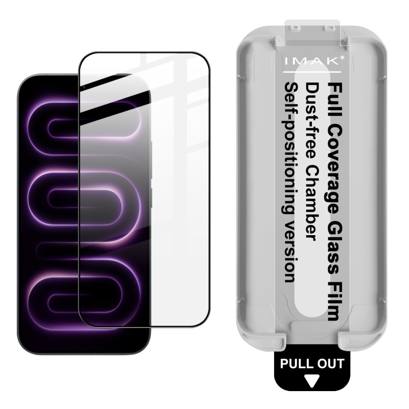 Protection en Verre Trempé pour Poco F9 Pro (cadre d'installation)