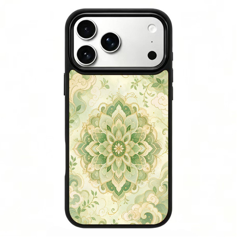 Coque iPhone 18 Pro / 17 Pro Magnétique Wood Art Design Floral