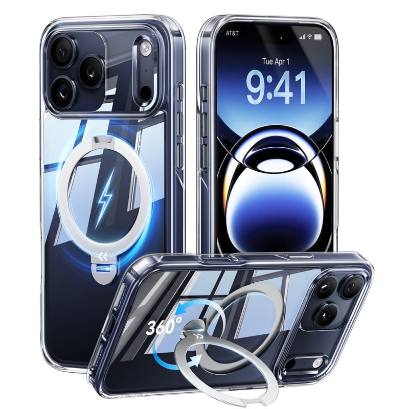 Coque iPhone 18 Pro / 17 Pro Magnétique Transparente Prestige CASEKOO