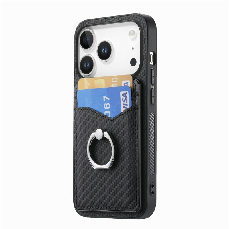 Coque iPhone 18 Pro / 17 Pro Porte-Cartes et Anneau-Support