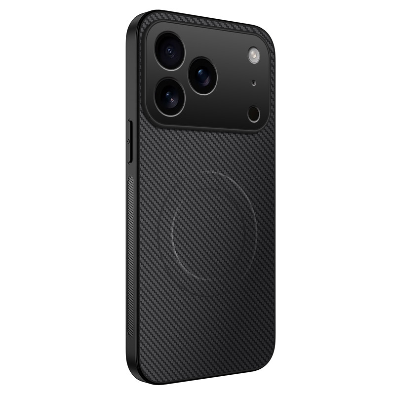 Coque iPhone 18 Pro Magnétique Fibre Carbone