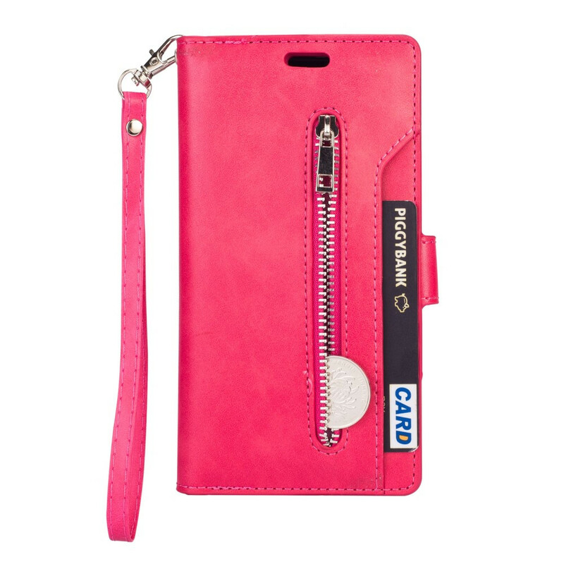 Housse Huawei P Smart Plus 2019 Porte-Monnaie avec Lanière Housse Huawei P Smart Plus 2019 Porte-Monnaie avec Lanière