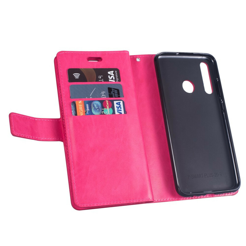 Housse Huawei P Smart Plus 2019 Porte-Monnaie avec Lanière Housse Huawei P Smart Plus 2019 Porte-Monnaie avec Lanière