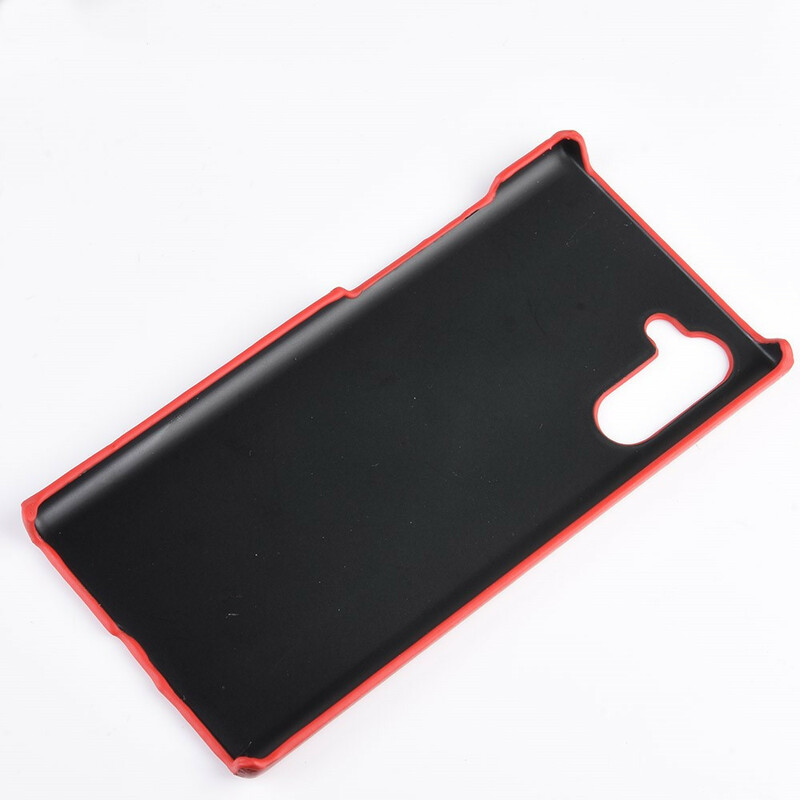 Coque Samsung Galaxy Note 10 Effet Cuir Litchi Coque Samsung Galaxy Note 10 Effet Cuir Litchi