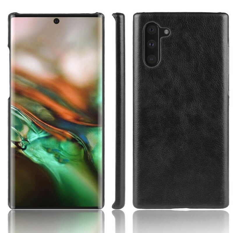 Coque Samsung Galaxy Note 10 Effet Cuir Litchi Coque Samsung Galaxy Note 10 Effet Cuir Litchi