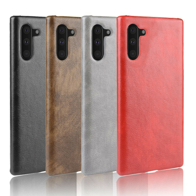 Coque Samsung Galaxy Note 10 Effet Cuir Litchi Coque Samsung Galaxy Note 10 Effet Cuir Litchi