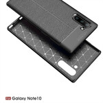 Coque Samsung Galaxy Note 10 Effet Cuir Litchi Double Line Coque Samsung Galaxy Note 10 Effet Cuir Litchi Double Line