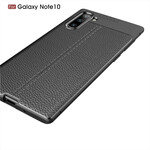 Coque Samsung Galaxy Note 10 Effet Cuir Litchi Double Line Coque Samsung Galaxy Note 10 Effet Cuir Litchi Double Line