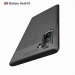 Coque Samsung Galaxy Note 10 Effet Cuir Litchi Double Line Coque Samsung Galaxy Note 10 Effet Cuir Litchi Double Line