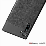 Coque Samsung Galaxy Note 10 Effet Cuir Litchi Double Line Coque Samsung Galaxy Note 10 Effet Cuir Litchi Double Line