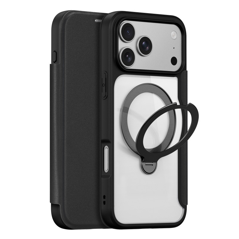 Flip Cover iPhone 18 Pro Max / 17 Pro Max MagSafe Skin X Pro Series avec Support DUX DUCIS