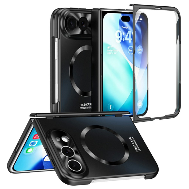 Coque iPhone Duo Magnétique Électroplaquée avec Verre Trempé